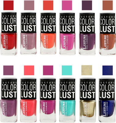 

Ramble Dynamic Colors Unique Nail Polish Combo Red(Pack of 12)