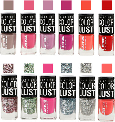 

Ramble Dynamic Colors Unique Nail Polish Combo Grey(Pack of 12)