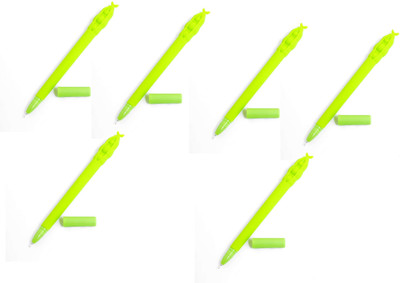 

Oytra 12 Pieces Designer Green Peas Pens Gel Pen(Pack of 12)