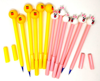 

Oytra 12 Pieces Designer Chick Rabbit Pens Gel Pen(Pack of 12)