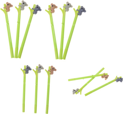 

Oytra 12 Pieces Designer Cute Koala Pens Gel Pen(Pack of 12)