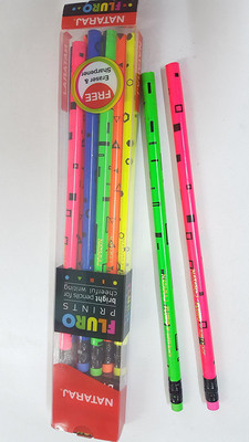 

Natraj NatrajFluro15 Pencil(Set of 10, Multicolor)