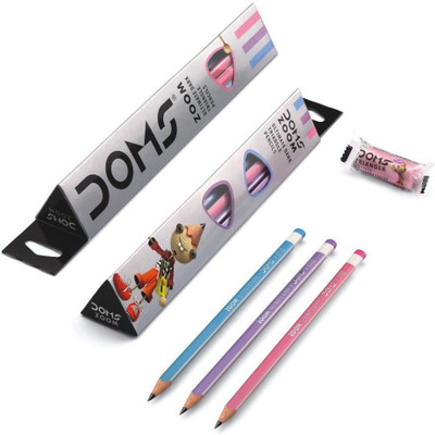 

DOMS oms Pencil(Set of 10, mulit-colour)