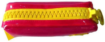

Riddhi Siddhi Zipper Pencil Pouch(Small) Pouch(Green, Pink, Orange), Green;orange;pink