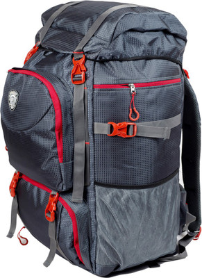 

SOBERS MODISH Rucksack - 70 L(Grey, Red, Orange), Grey;orange;red