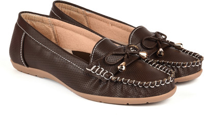 

Bare Soles Women Brown Flats