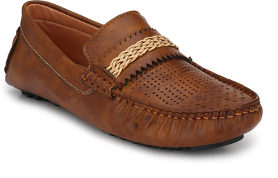 

ANNI INTERNATIONAL Men's Casual Loafers(Tan) Loafers For Men(Tan