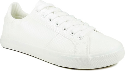 

Ripley Neon Series Leatherette Sneakers For Men(White, Neon white