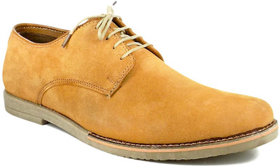 

Ripley Casablanca Series Genuine Suede Leather Derby Derby For Men(Tan, Beige, Casablanca tan