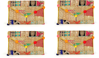 

SUVASANA Women Evening/Party Multicolor Cotton Sling Bag