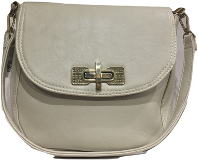 

Stilvoll Girls Casual Grey PU Sling Bag