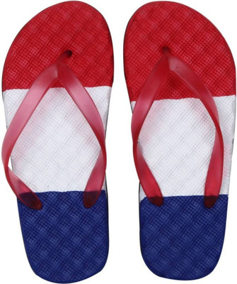 

Angelia Comfort Accupressure Flip Flops for Men Flip Flops, Red