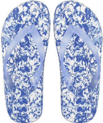 

Angelia Comfort Active Flip Flops for Men Flip Flops, Blue::white