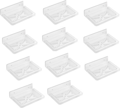 

SSS - Acrylic Unbreakable Square Soap Dish Set of 11 pcs (Type - Square)(Clear)