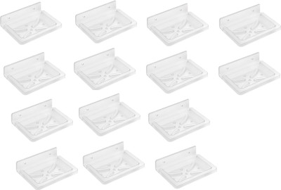 

SSS - Acrylic Unbreakable Square Soap Dish Set of 14 pcs (Type - Square)(Clear)