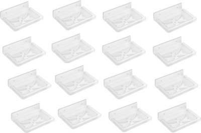 

SSS - Acrylic Unbreakable Square Soap Dish Set of 16 pcs (Type - Square)(Clear)