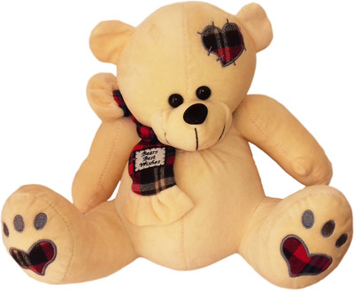 

kidoz kingdom SITTING CREAMY TEDDY 10 INCH - 10 inch(Cream)