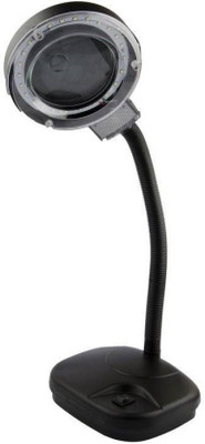 Divye Electronics Solutions LED Reading Lamp with Magnifying Glass Study Lamp(26 cm, Black)
