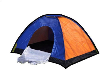

Guru Kripa TENT CAMPING - 4 PRSN Tent - For 4(Black), Blue;orange