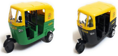 

The Game Begins Combo of Auto Toys, Green color, Small Size (Set of 2 pieces)(Multicolor)