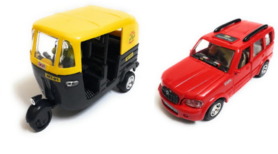 

The Game Begins Combo of Auto and Scorpio Car Toy, Small Size (Set of 2 pieces)(Multicolor)