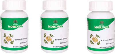 

WILD FOREST MORINGA LEAF EXTRACT 500 MG --180 CAPSULES(180 No)
