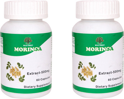 

WILD FOREST MORINGA LEAF EXTRACT 500 MG --120 CAPSULES(120 No)
