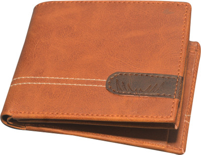 

Accezory Men Tan Artificial Leather Wallet(6 Card Slots)