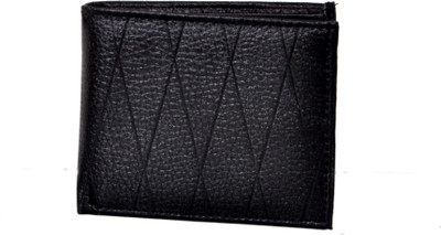 

leather plus plus Men Black Artificial Leather Wallet(10 Card Slots), Z black