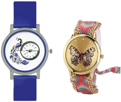 INDIUM NEW BUTTERFLY WATCH WITH PEACOCK WATCH BIRD LOVER SPECIAL WATCH COLLECTION OUT FROM PLANET ZONE Watch  - For Girls   Watches  (INDIUM)