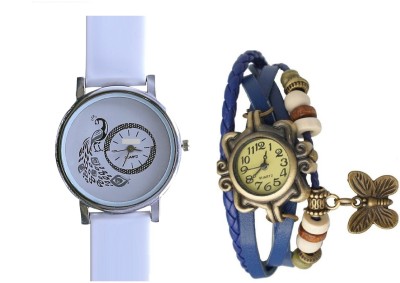 View INDIUM NEW BLUE COLOR WATCH WITH BUTTERFLY FREEDOM COMBO WATCH WIT INTERNAL DESIGN PEACOCK WATCH COLLECTION FROM PLANET ZONE Watch  - For Girls  Price Online