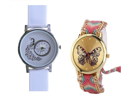 View INDIUM NEW BUTTERFLY WATCH WITH PEACOCK WATCH BIRD LOVER SPECIAL WATCH COLLECTION OUT FROM PLANET ZONE Watch  - For Girls  Price Online