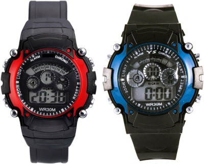 SS Traders Seven Lights Sevn Colour Red and Blue cute watch - Good gifting Item Watch  - For Boys & Girls   Watches  (SS Traders)