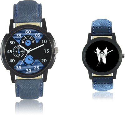 INDIUM NEW GENTALMEN WATCH WITH BLUE LEATHER BELT BLACK WITH OTHER MEN WATCH LATEST COLLECTION FANCY WATCH LANDMARK TITANIC WATCH COLLECTION FROM PLANET ZONE Watch  - For Girls   Watches  (INDIUM)