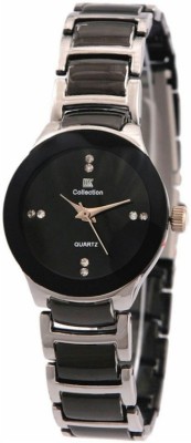 View IIK Collection 44 black silver wrist watche for girls Watch  - For Men  Price Online
