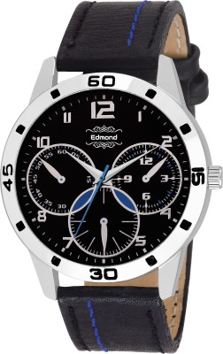 EDMOND HIGH QUALITY ANALOG WATCH FOR MEN IN BLACK ED-024 EDMOND 024 BK Watch  - For Men   Watches  (EDMOND)