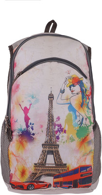

Bags R Us WB103FWH 19 L Backpack(Multicolor)