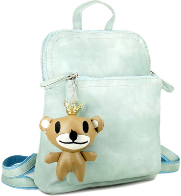 

Ripley Brooklyn Series Leatherette Backpack(Blue, 10 L)