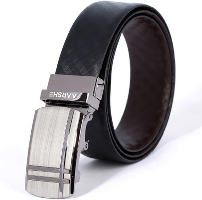 

AARSHE Men Casual, Formal Black, Brown Genuine Leather Reversible Belt
