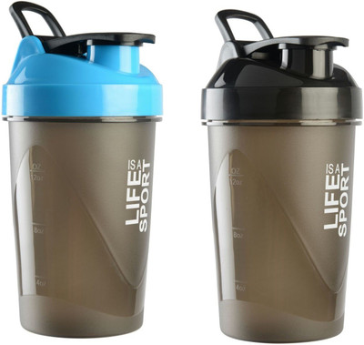 

BNP Fuel 500 ml Shaker(Pack of 2, Black, Blue)