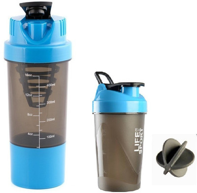 

BNP Cyclone cup and Fuel 500 ml Shaker(Pack of 2, Blue)