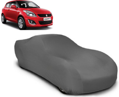 Auto Wheel Garage Car Cover For Maruti Suzuki Swift (With Mirror Pockets)(Grey)