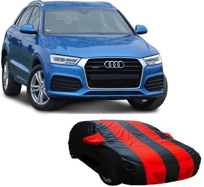 Starling Car Cover For Audi Q3 (With Mirror Pockets)(Red, Black)