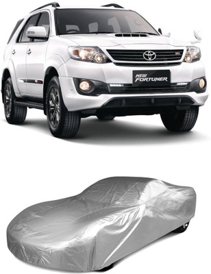 Z Tech Car Cover For Toyota Fortuner (Without Mirror Pockets)(Silver)