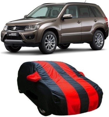 Bombax Car Cover For Maruti Suzuki Grand Vitara (With Mirror Pockets)(Red, Blue)