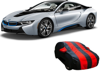 Next Zone Car Cover For BMW I8 (With Mirror Pockets)(Black, Red)
