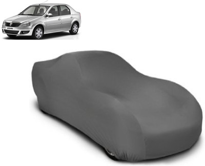 Auto Track Car Cover For Mahindra Logan (Without Mirror Pockets)(Grey)