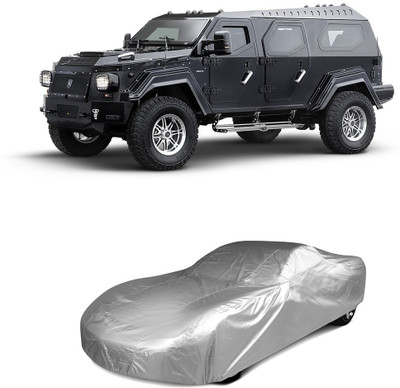 MYTECH Car Cover For Force Gurkha (With Mirror Pockets)(Silver)