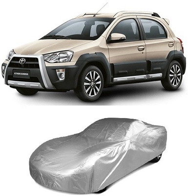Rock Car Cover For Toyota Etios(Silver)