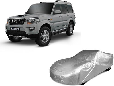 Rock Car Cover For Mahindra Scorpio(Silver)